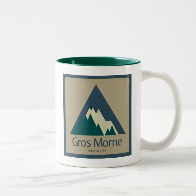 Tasse 2 Couleurs Parc national du Gros-Morne Rustique (Droit)
