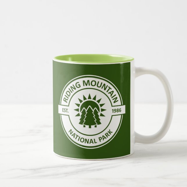 Tasse 2 Couleurs Parc national du Mont-Riding (Droit)