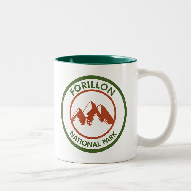 Tasse 2 Couleurs Parc national Forillon (Droit)
