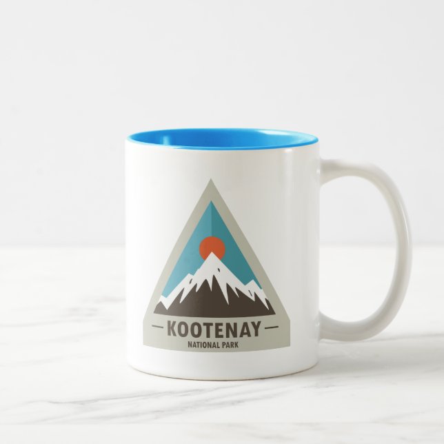 Tasse 2 Couleurs Parc national Kootenay (Droit)