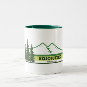 Tasse 2 Couleurs Parc national Kosciuszko Green Stripes
