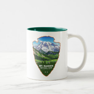 Tasse 2 Couleurs Parc national Mt. Rainier Arrowhead