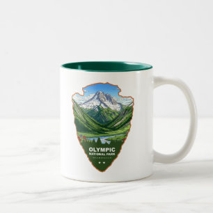 Tasse 2 Couleurs Parc national Olympique Washington Arrowhead