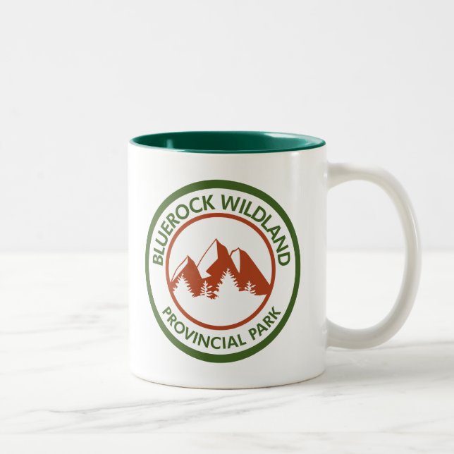 Tasse 2 Couleurs Parc provincial Bluerock Wildland (Droit)