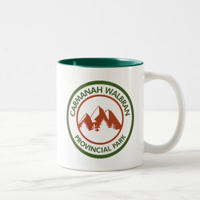 Tasse 2 Couleurs Parc provincial Carmanah Walbran (Droit)