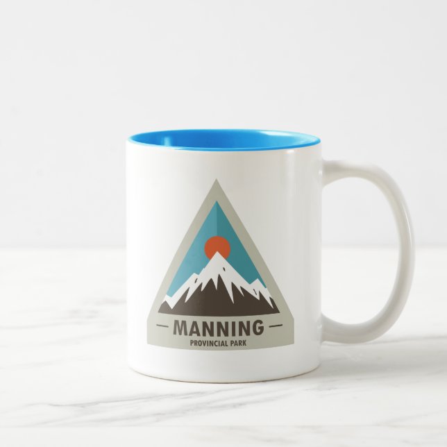 Tasse 2 Couleurs Parc provincial Manning (Droit)