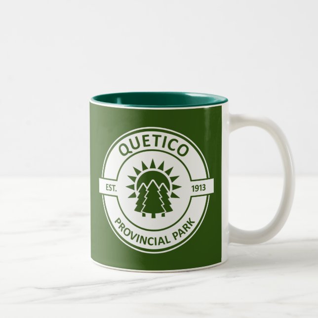 Tasse 2 Couleurs Parc provincial Quetico (Droit)