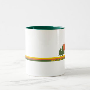 Tasse 2 Couleurs Parc provincial Valhalla Pine Trees Soleil