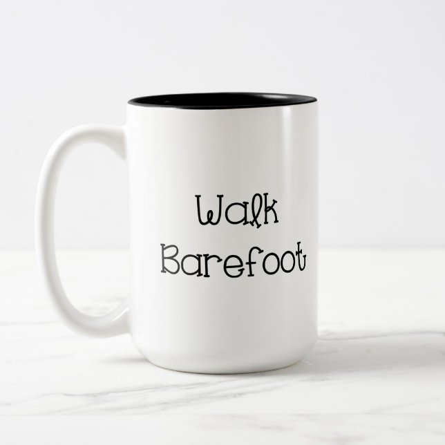 Tasse 2 Couleurs Parcourir les paroles de pieds nus (Gauche)