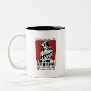 Tasse 2 Couleurs Pardonne-Moi Père Car J'Ai Synthé