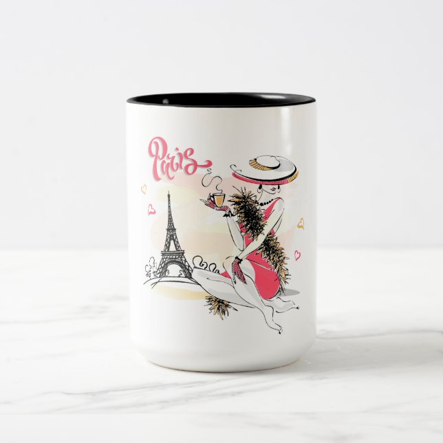 Tasse 2 Couleurs Paris (Centre)