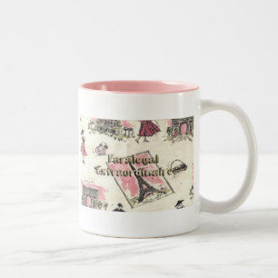 TASSE 2 COULEURS PARIS-PINK-PARALÉGAL