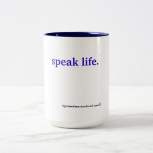 Tasse 2 Couleurs Parler la vie