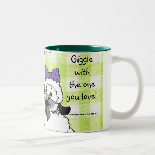 Tasse 2 Couleurs Parlez doucement agneaux