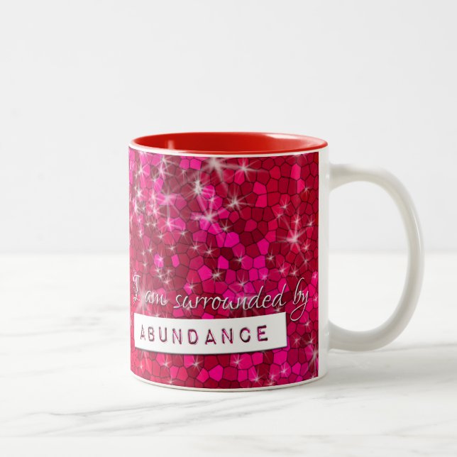 Tasse 2 Couleurs Parties scintillant Droit De L'Attraction Abondanc (Droit)