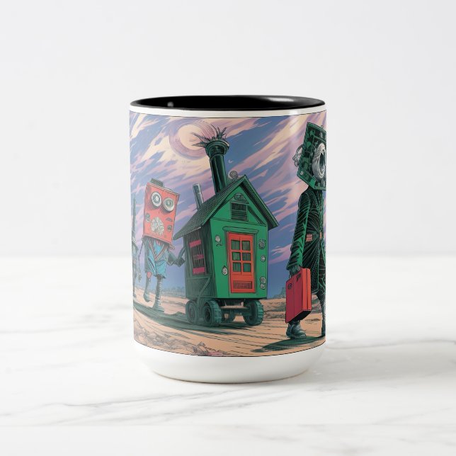 Tasse 2 Couleurs Partir pour un meilleur terrain (Centre)