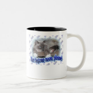 Tasse 2 Couleurs Pas avant midi !