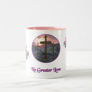 Tasse 2 Couleurs Pas d'amour plus grand