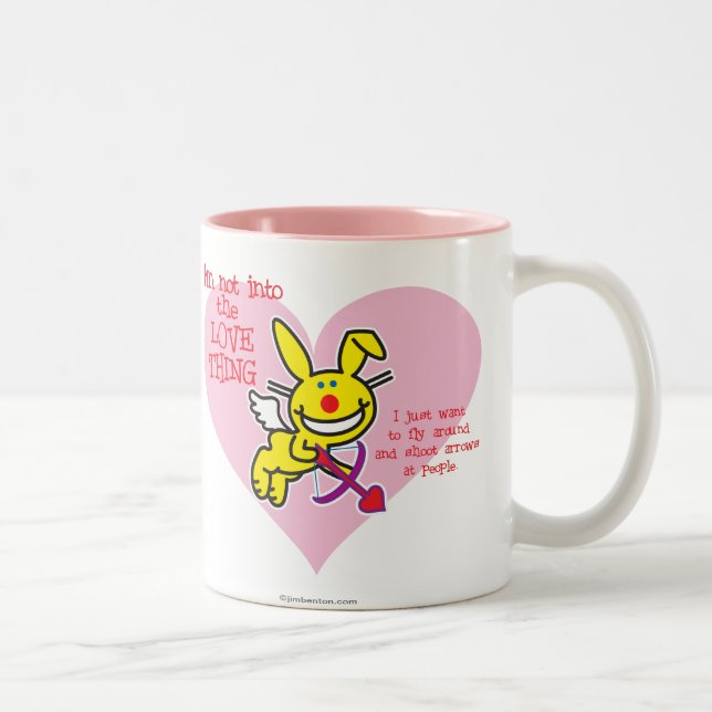 Tasse 2 Couleurs Pas dans la chose d'amour (Droit)
