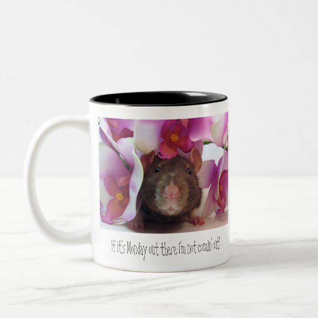 Tasse 2 Couleurs Pas plus de lundi ! (Gauche)