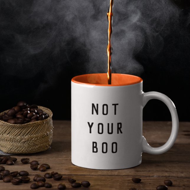 Tasse 2 Couleurs Pas ton Halloween Boo (Créateur téléchargé)