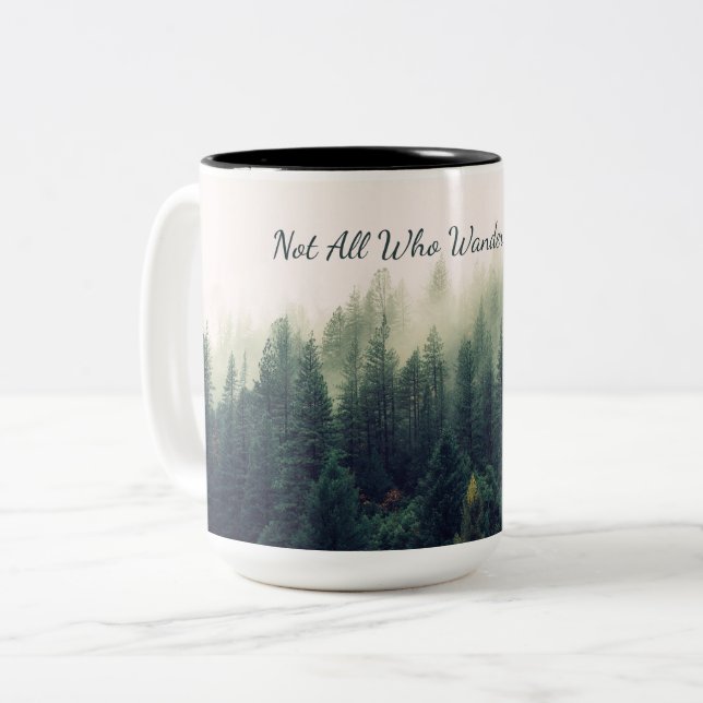 Tasse 2 Couleurs Pas tous ce que Wander sont perdu (Devant gauche)