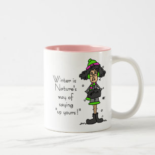 Tasse 2 Couleurs Pas un fan d'hiver