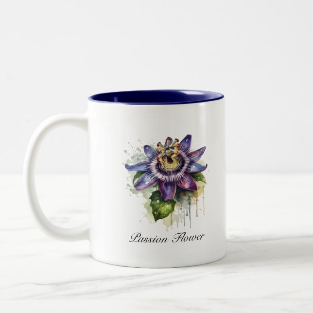Tasse 2 Couleurs Passionné Purple Passion Fleur (Gauche)