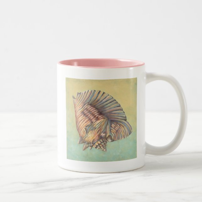 Tasse 2 Couleurs Pastel Large Conch Shell (Droit)