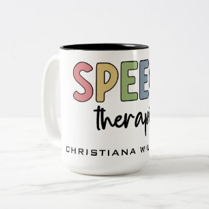 Tasse 2 Couleurs Pathologiste orthophoniste sur mesure SLP