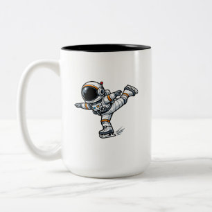 Tasse 2 Couleurs Patinage Artistique Astronaute