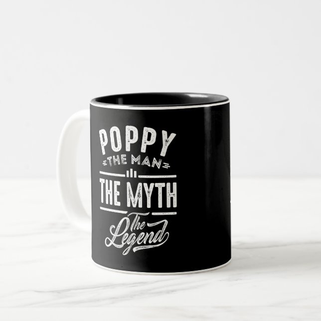 Tasse 2 Couleurs Pavot La Légende (Devant gauche)