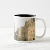 Pays de Galles, château de Caernarfon, un des 2 d'