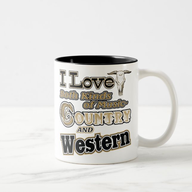 Tasse 2 Couleurs Pays occidental (Droit)
