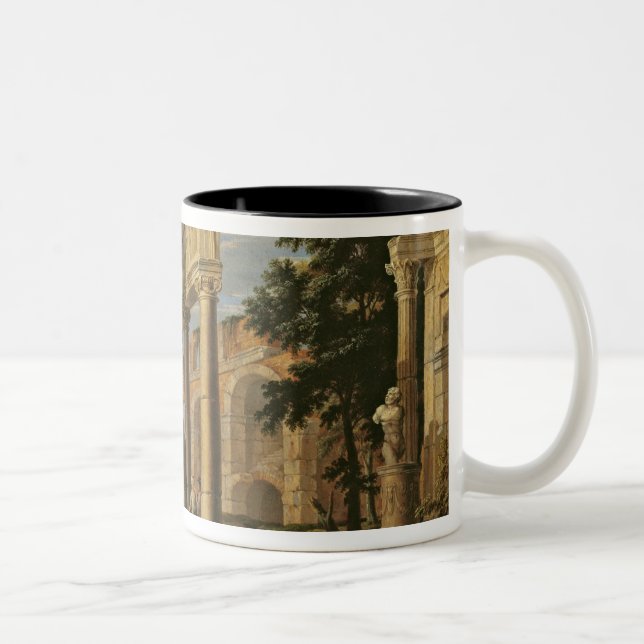 Tasse 2 Couleurs Paysage avec des ruines, 1673 (Droit)