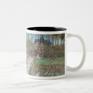 Tasse 2 Couleurs Paysage de ressort