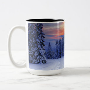 Tasse 2 Couleurs Paysage hivernal