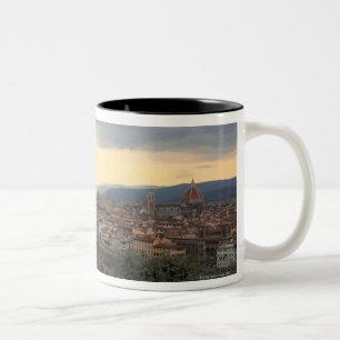Tasse 2 Couleurs Paysage urbain de Florence, Italie