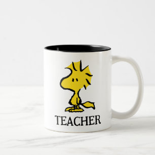 Tasse 2 Couleurs Peanuts   Woodstock Teacher