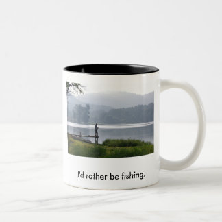 Tasse 2 Couleurs Pêche allée, je pêcherais plutôt