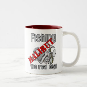 Tasse 2 Couleurs Pêche Halibut Le Reel Deal Pêche