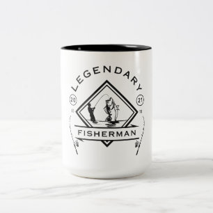 Tasse 2 Couleurs Pêcheur Légendaire Fondé 2021