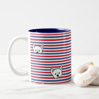 Tasse 2 Couleurs Peekaboo Westies