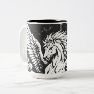 Tasse 2 Couleurs Pégase — Héraut ailé de la tempête