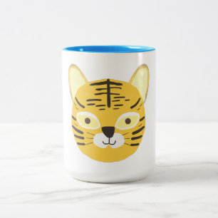 Tasse 2 Couleurs peinture de tigre