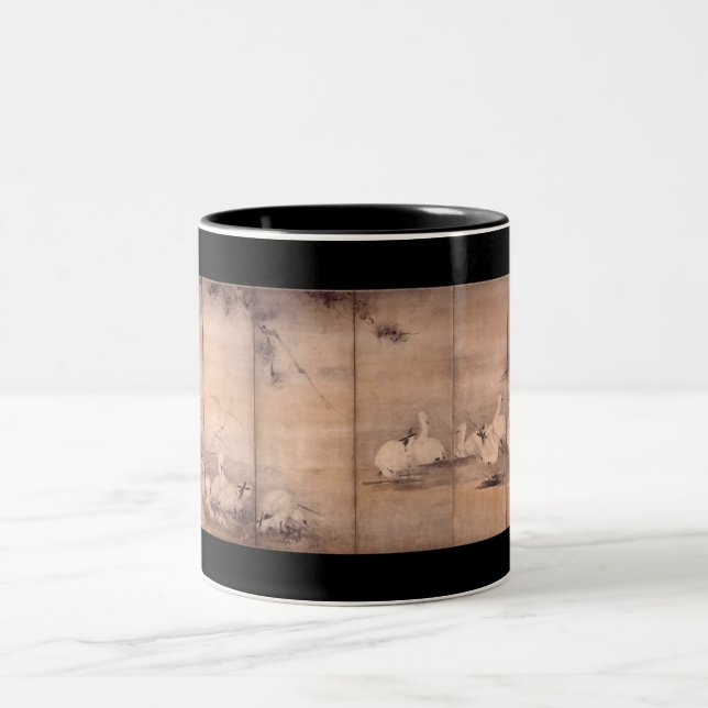 Tasse 2 Couleurs Peinture par Miyamoto Musashi, C. 1600's (Centre)