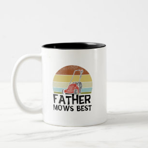 Tasse 2 Couleurs Pelouse - Père Mows Meilleur