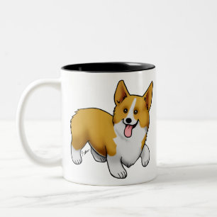 Tasse 2 Couleurs Pembroke Welsh Corgi