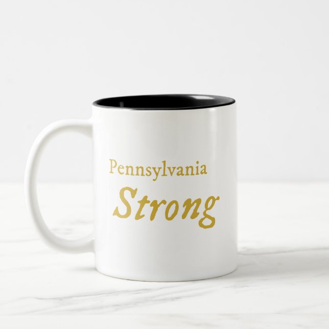 Tasse 2 Couleurs Pennsylvanie forte pâte à café (Gauche)