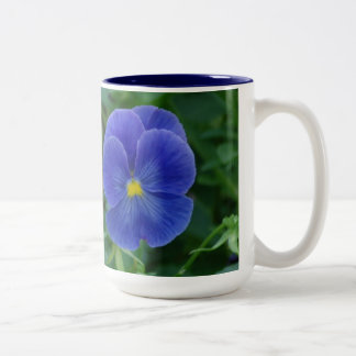 Tasse 2 Couleurs Pensées bleues